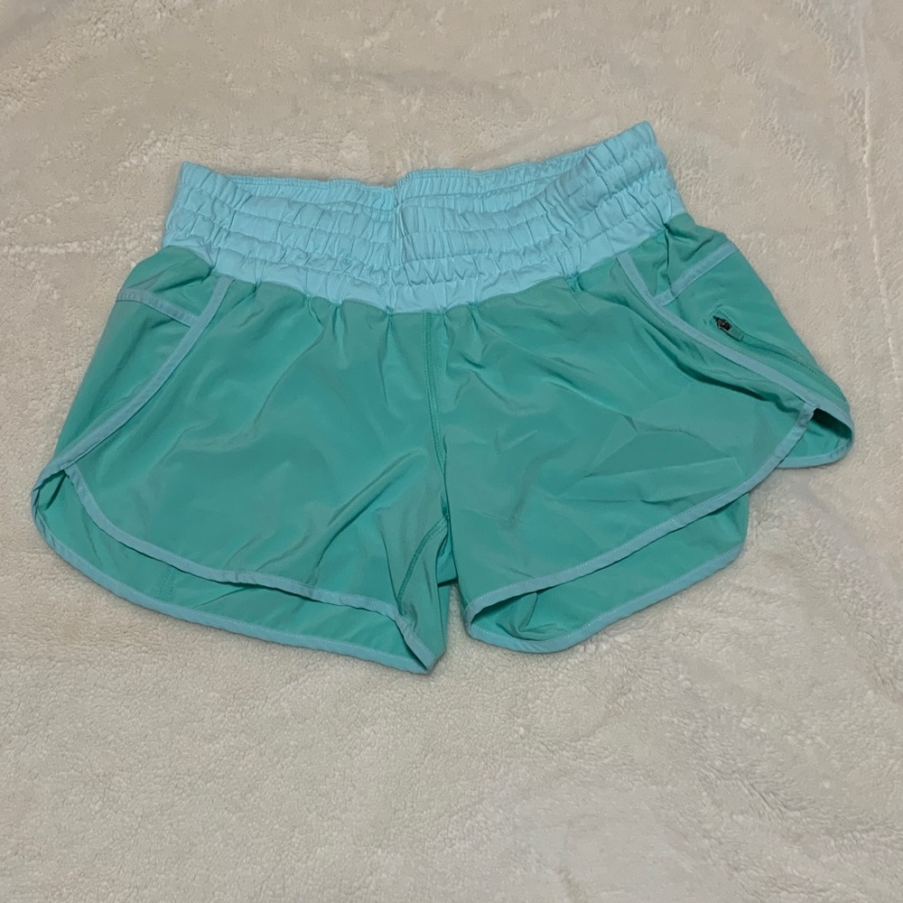 Lululemon Athletica Teal Athletic Shorts